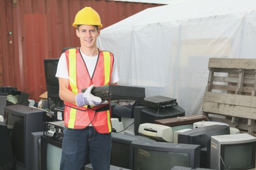 Variety of items cleared from a home